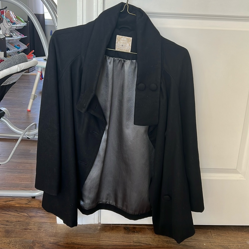 Maternity wool coat